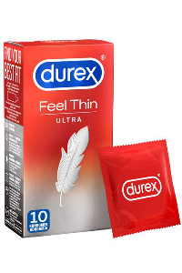 Durex ultradun - 10 condooms & glijmiddel
