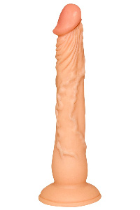 Huidskleurige penis met zuignap