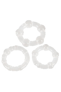 Transparant siliconen cock ringen