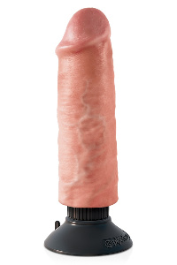 Vibrerende penis met zuignap 20 cm