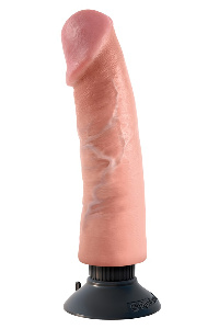 Realistiche king cock vibrator met zuignap - 20,4 cm
