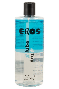 Eros 2 in1 waterbasis glijmiddel - persoonlijk en sextoys 500 ml
