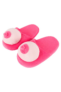 Comfortabele roze pantoffels voor HEM