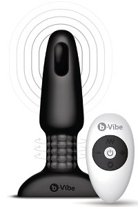 B-vibe rimming plug 2 - zwart