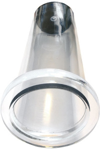 La pump elliptische peniscilinder 5,7 x 23 cm