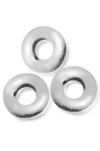 Oxballs fat willy 3-pack cockrings - clear