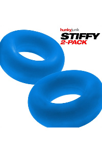 Oxballs stiffy 2-pack bulge cockrings - teal ice