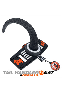 Oxballs tail handler belt-strap show tail - black