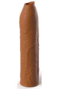 Penis Sleeve Uncut Silicone Penis Enhancer tan