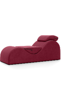 Stijlvolle loungestoel voor comfortabele seks rood