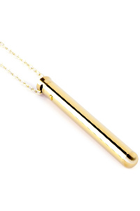 Vibrating necklace gold