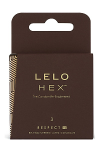 Lelo - hex condooms respect xl 3 pack