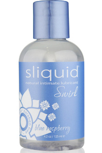 Sliquid - naturals swirl glijmiddel blauwe framboos 125 ml