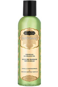 Kama sutra - naturals massage olie vanille sandelhout 59 ml