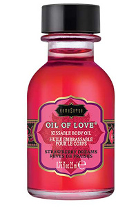 Kama sutra - oil of love kusbare lichaamsolie aardbei 22 ml