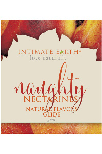 Intimate earth - natural flavors glide nectarines foil 3 ml