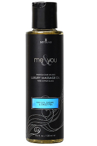Sensuva - me & you vanille, suiker & zoete erwt massage oil 125 ml