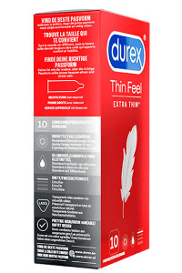 Durex - condooms thin feel extra dun 10 st.