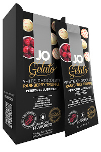 System jo - foil pack display box gelato white chocolate raspberry