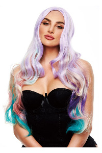 Pleasure wigs - ella pastel regenboog