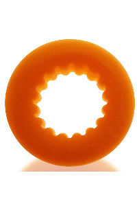 Oxballs - axis rib griphold cockring orange ice