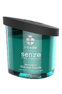 Swede - senze tranquility massage candle spearmint rose orange 150 ml