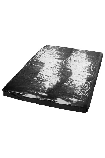 Vinyl laken zwart - 200 x 230 cm - afbeelding 2
