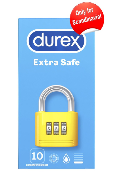 Durex Extra Safe - 10 condooms met glijmiddel