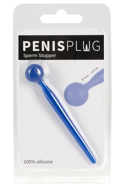 Blauwe penis plug - afbeelding 2