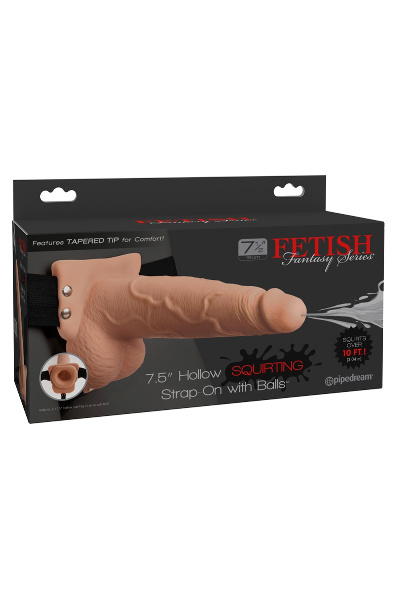 Holle spuitende voorbind penis 7.5 inch - afbeelding 2