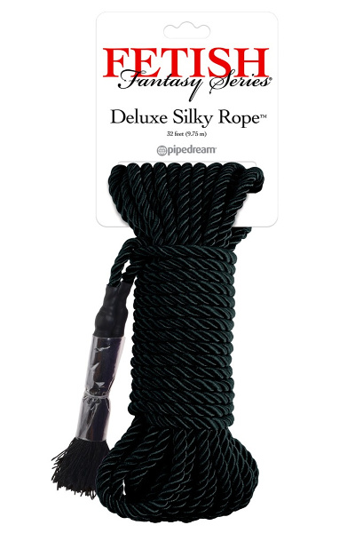 Deluxe silk rope zwart - afbeelding 2