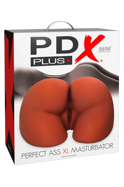 Pipedream Perfect Ass XL Masturbator  huidkleurig donker - afbeelding 2