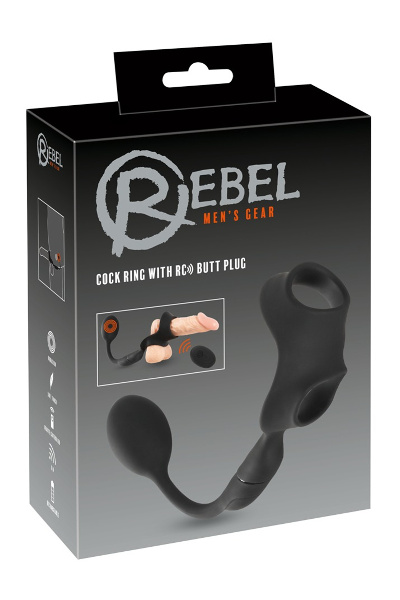 Rebel cock ring with rc butt p - afbeelding 2