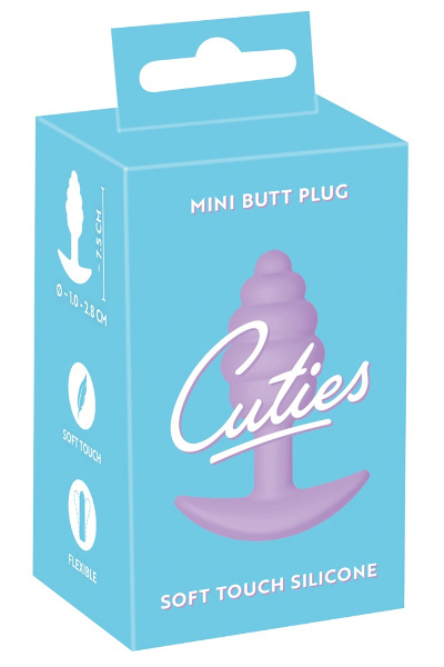 Cuties mini buttplug paars - afbeelding 2