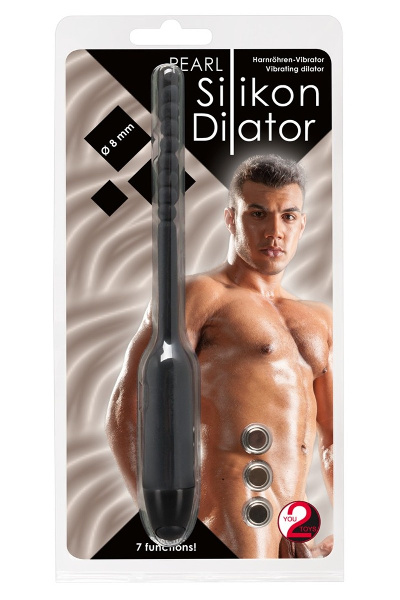 Parel siliconen dilatator met vibratie - afbeelding 2