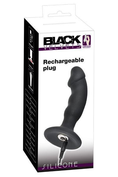 Black velvets oplaadbare P-spot plug - afbeelding 2