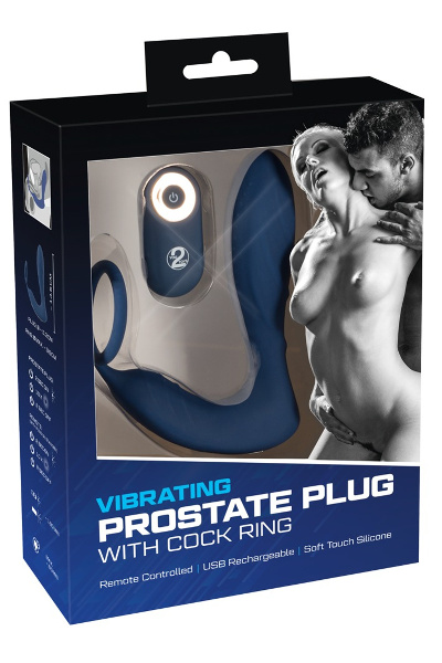 Oplaadbare cockring met prostaat stimulator  - afbeelding 2