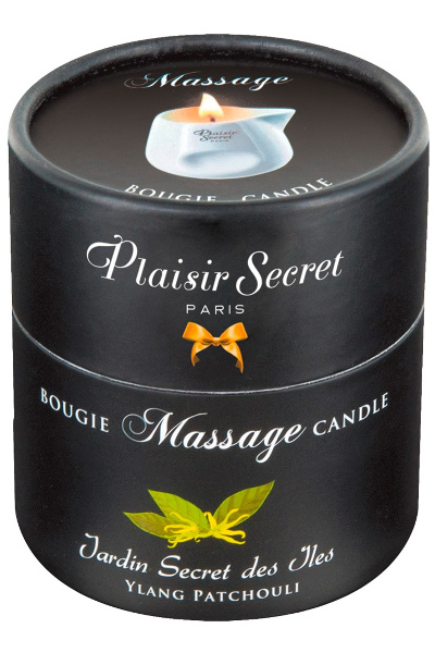 Massagekaars met een zoete geur van patchouli en ylang-ylang  - afbeelding 2