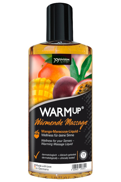 Warmup mango + maracuya massage olie 150 ml