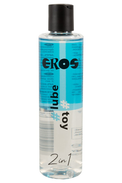 Eros 2 in1 waterbasis glijmiddel - persoonlijk en sextoys 250 ml