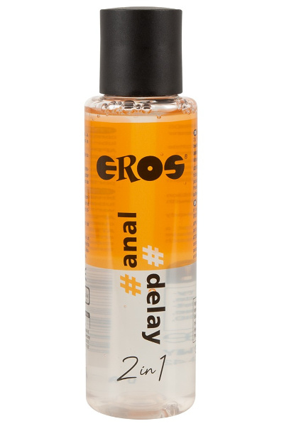 Eros 2 in1 waterbasis glijmiddel - anale seks & vertraging 100 ml