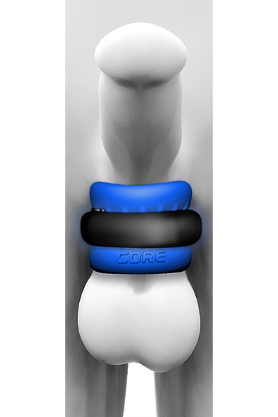 Oxballs ultracore core ballstretcher w/ axis ring - blue ice - afbeelding 2