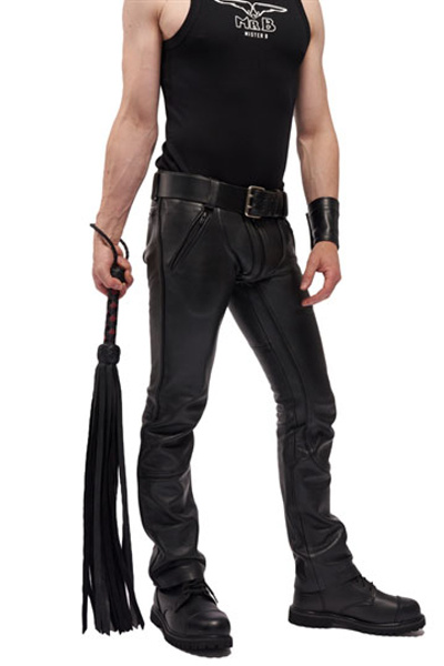 Mister b impact premium leather flogger - afbeelding 2
