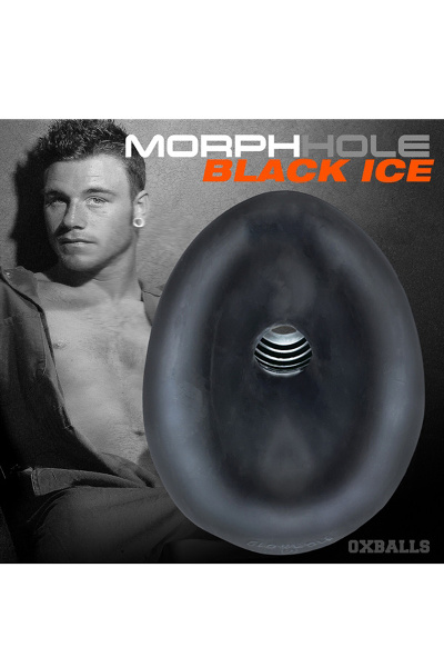 Oxballs morphhole-1 gaper plug - zwart ice small - afbeelding 2