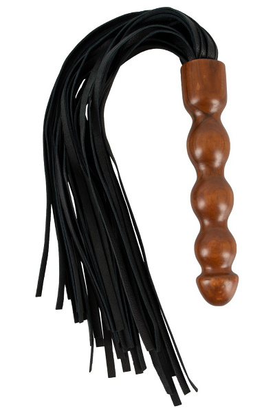 Leather flogger wood - afbeelding 2