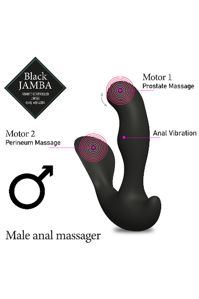Feelztoys - black jamba anaal vibrator - afbeelding 2