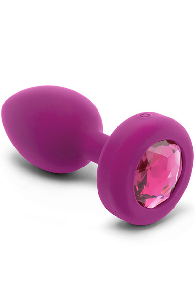 B-vibe - vibrerende juwelen plug s/m roze - afbeelding 2