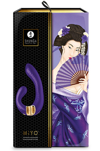 Shunga - miyo intimate massager purple - afbeelding 2