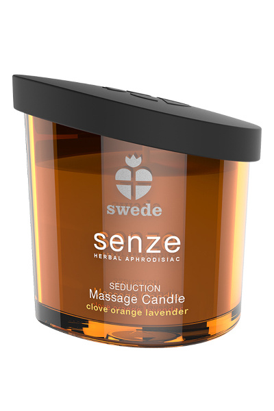 Swede - senze seduction massage candle clove orange lavender 150 ml